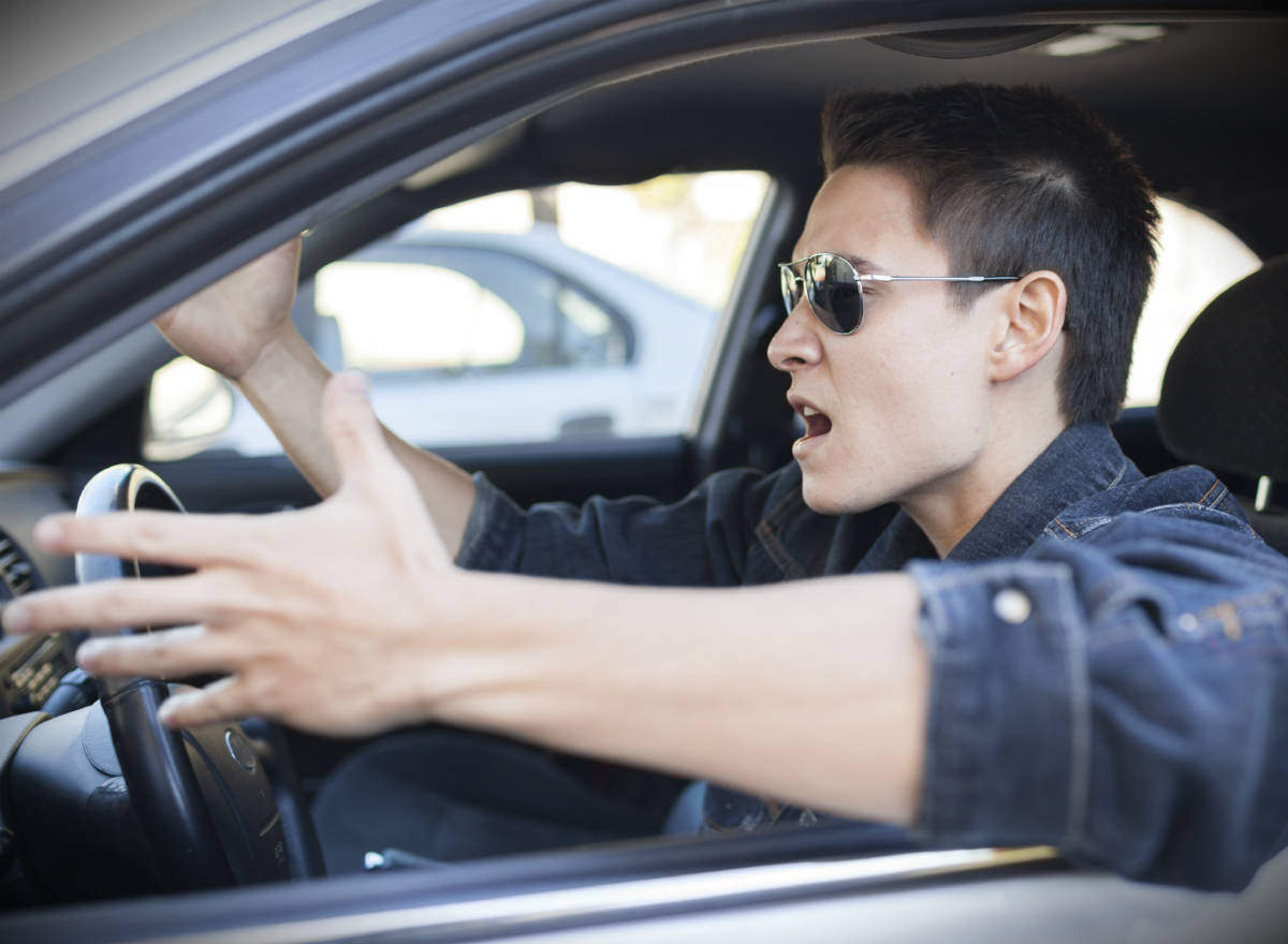 aggressive driving car wreck