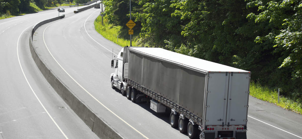 semi truck car crash