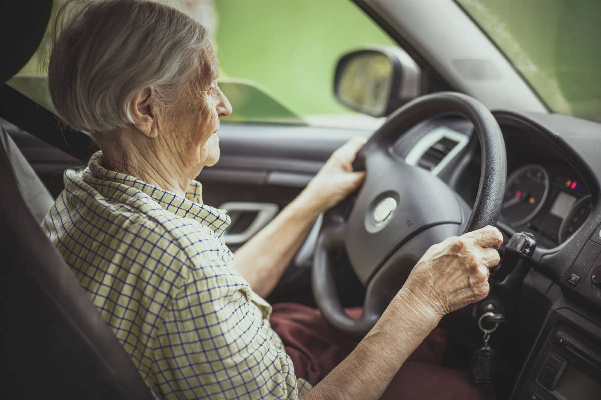 elderly car accident