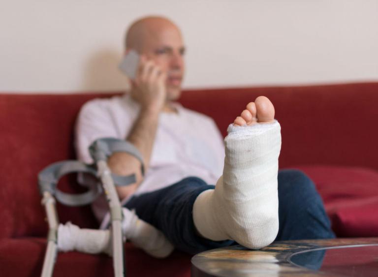 foot fracture ST. Louis car accident