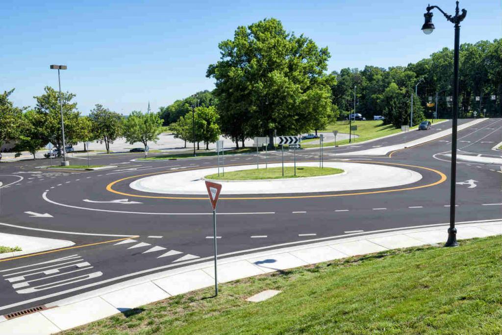 roundabout intersection