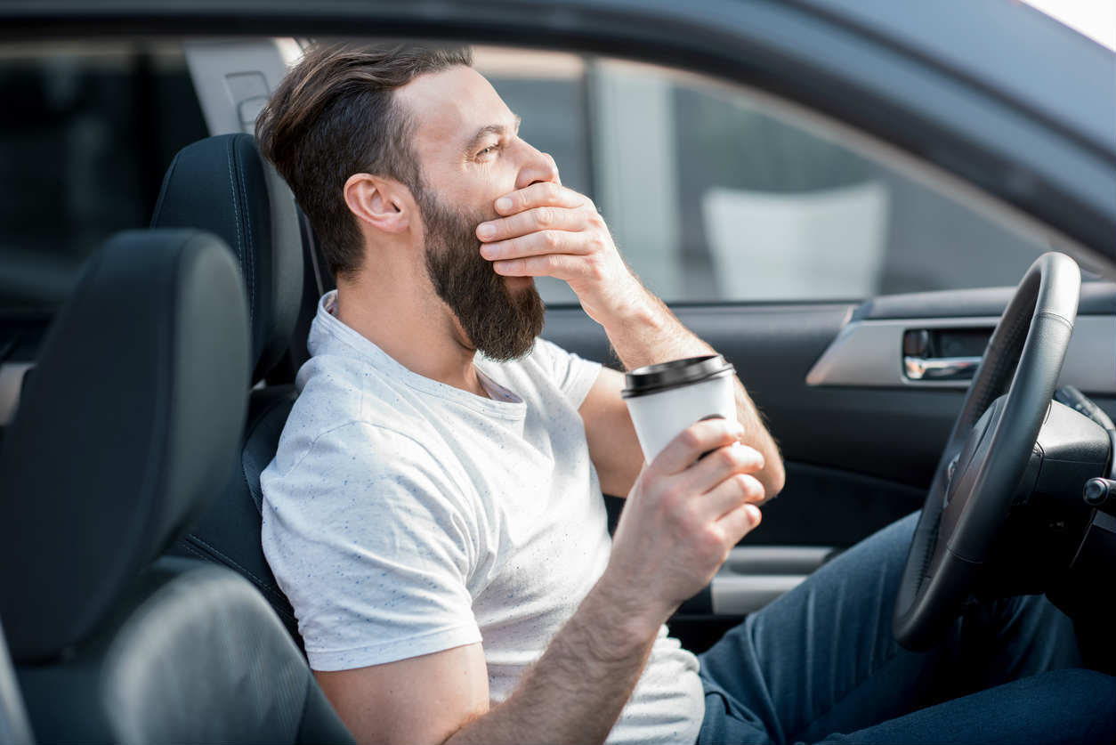 tired st louis man driving