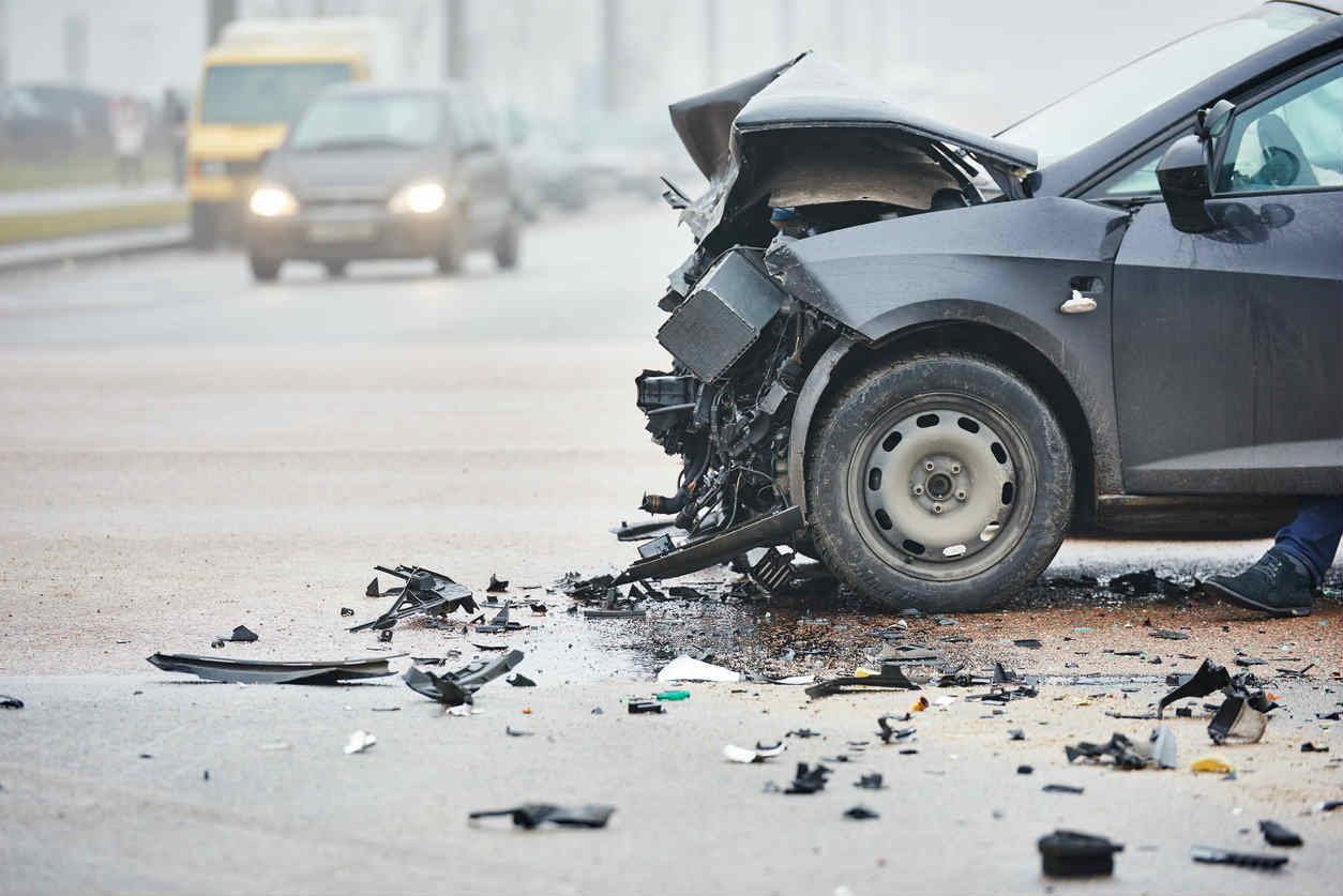 St. Louis Missouri car accident scene