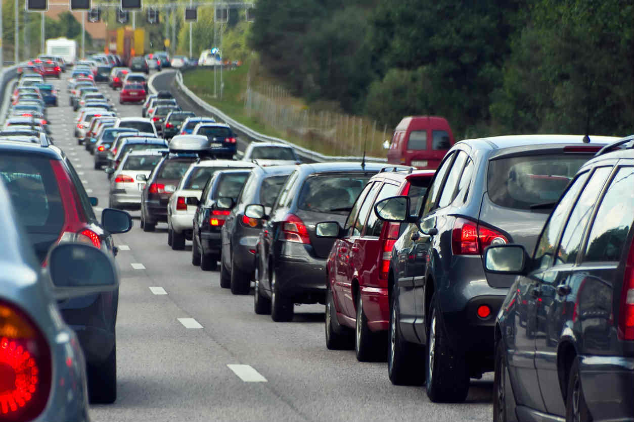 Car Accident Caused by a Driver Making Unsafe Lane Changes