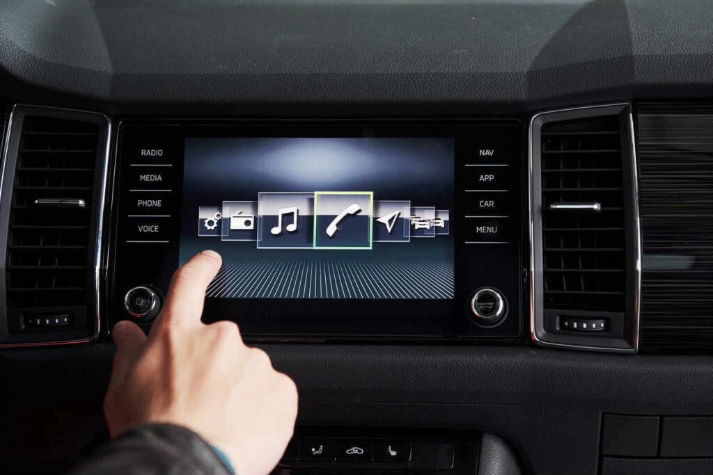 infotainment system in car