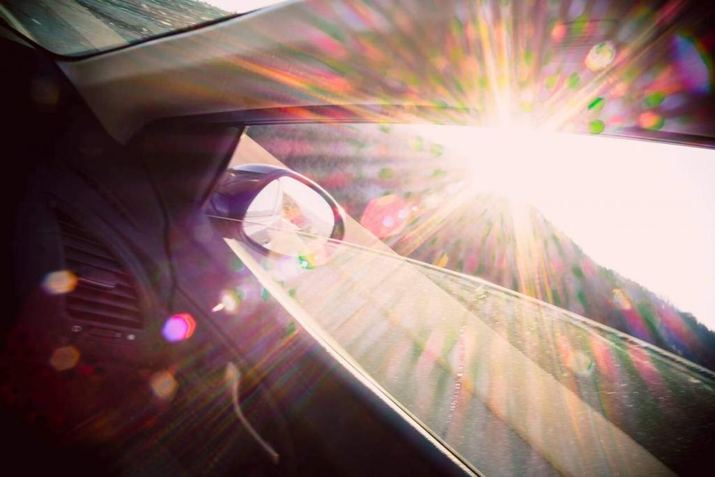sun glare car accident