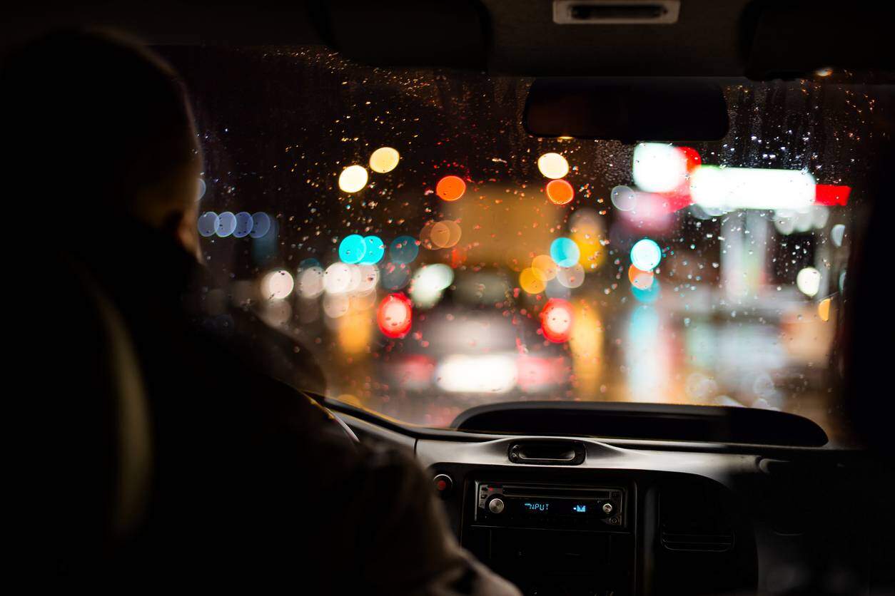st. louis man driving at night