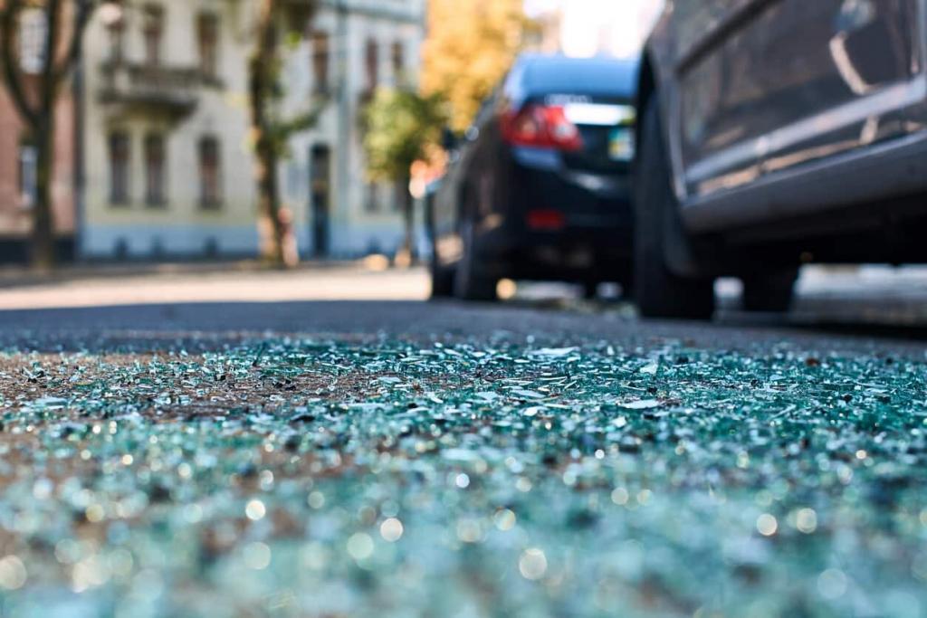 car accident scene in St. Louis