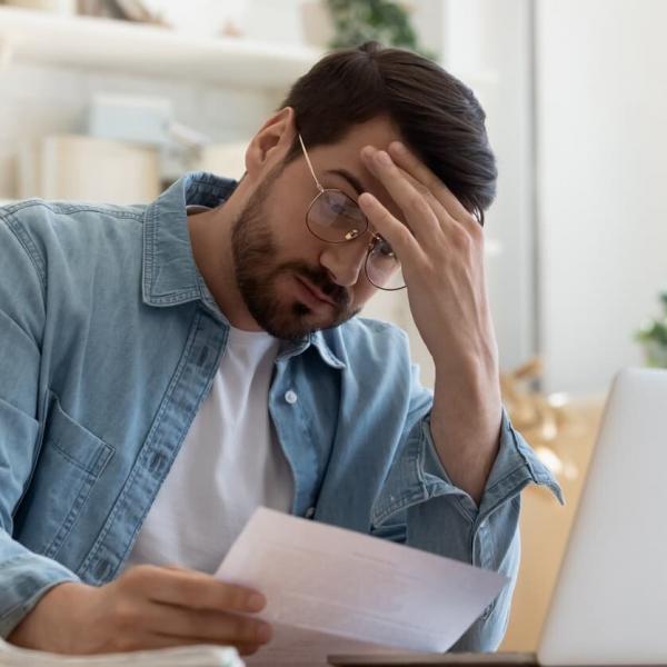 st. louis man stressed over bills