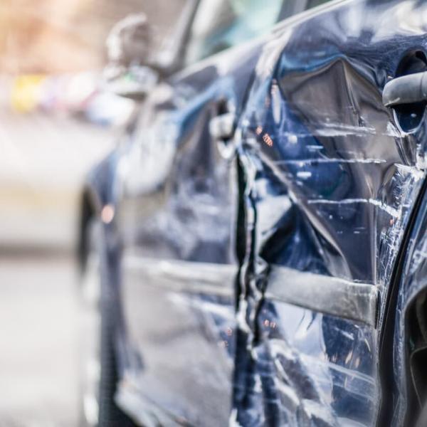 car involved in accident with a government vehicle in st. louis