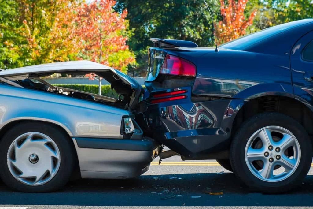 rear end collision in st. louis