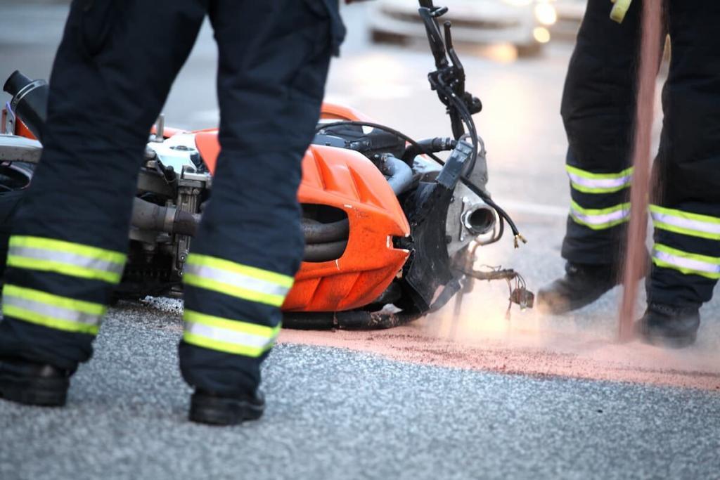 serious motorcycle accident in St. Louis