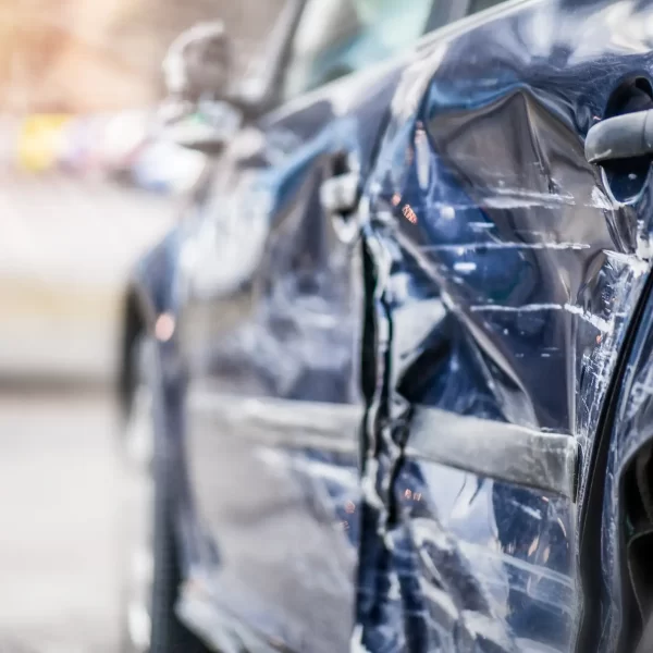 car damage in an accident