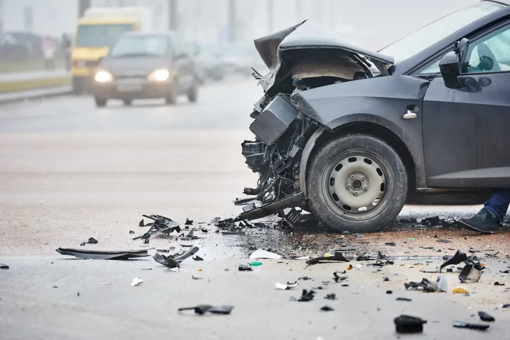 the scene of a st. louis traffic accident